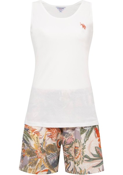 Kadın 201 Ekru Şort Takım