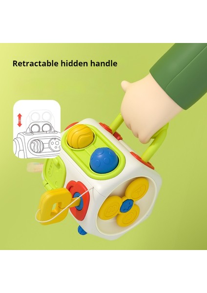 Çocuk Oyuncakları Oktahedral Meşgul Top Bebek Ince Motor Erken Eğitim Rubik Küp Eğitici Oyuncaklar (Yurt Dışından)