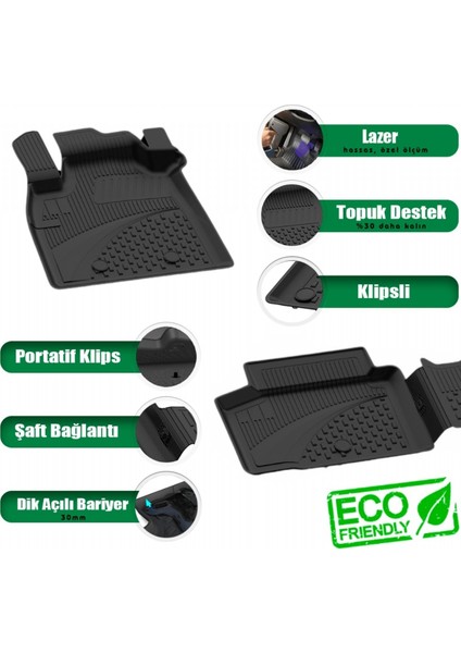 Renault Duster 2024+ (Benzin/full Hybrit) Sahler 4,5d Havuzlu Paspas fırsatları