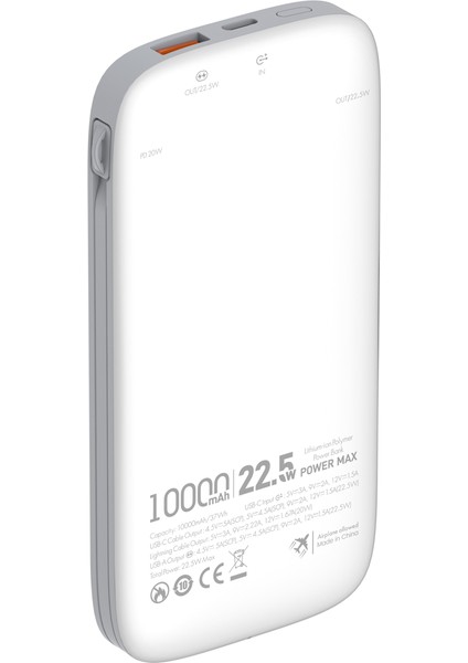 NT-PW30 Scp 22.5W 10000 Mah Taşınabilir Powerbank