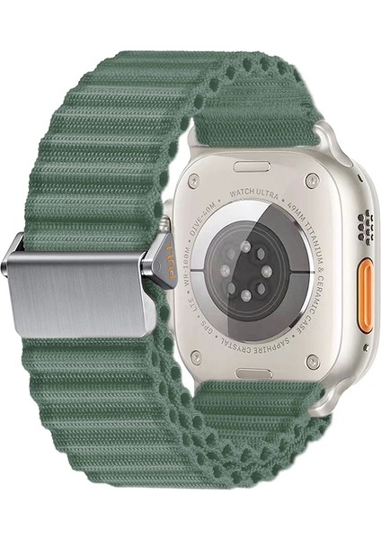 Apple Watch 10 46MM Redclick KRD-123 Naylon Kumaş Hasır Örgülü Kordon