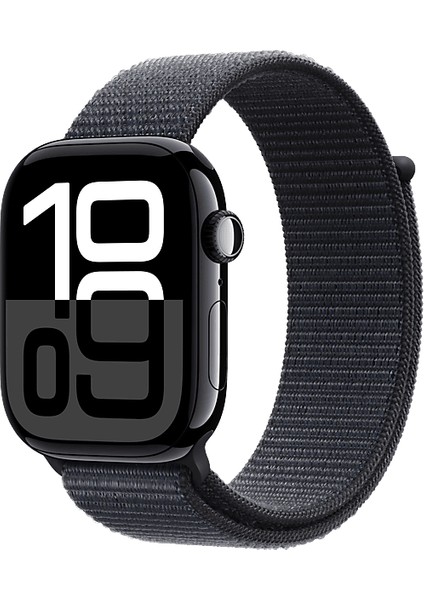 Watch Series 10 Gps 42MM Jet Black Aluminium Case With Ink Sport Loop