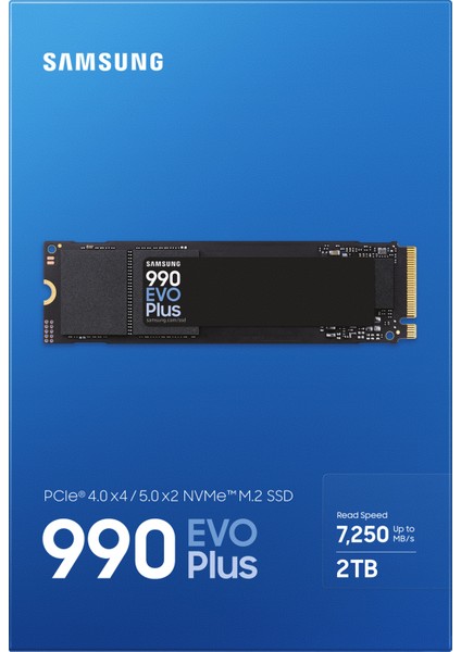 990 EVO Plus 2TB 22x80mm PCIe Gen 4.0 x4 NVMe M.2 SSD