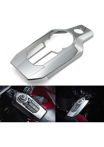 Honda Goldwing GL1800 2018-2022 Abs Krom Için Anahtar Paneli Kapak Dekorasyonu
