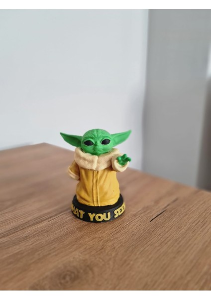 Baby Yoda (Grogu) 10CM Hayranları Için Mükemmel Bir Hediyelik Biblo