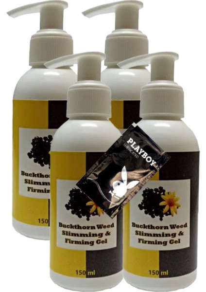 Slimming & Firming Gel Acı Çehre Tohumu Jeli 150 ml x 4 adet + Jel