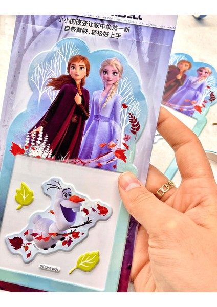 Karlar Ülkesi Prensesleri Lamba Süsleme Büyük Boy Mavi Sticker fırsatları