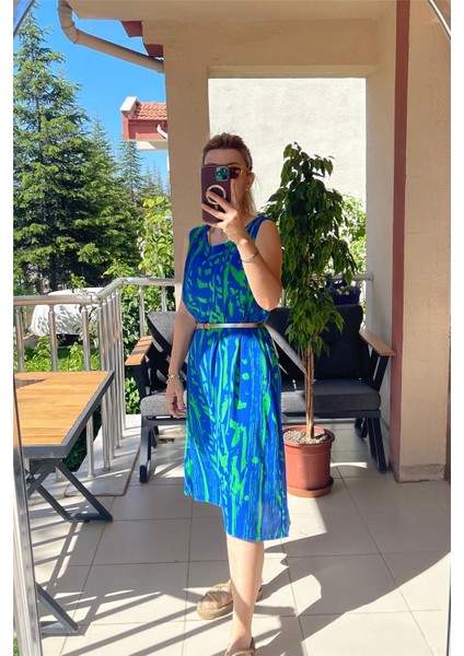 Tril Tril Yazlık Elbise Mavi fiyatları
