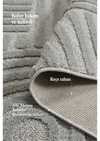 Elit Tasarım Gümüş Yumuşak Dokulu Post Peluş Salon Halısı Oturma Odası Halısı Antialerjik Leke Tutmaz Yuvarlak fiyatları