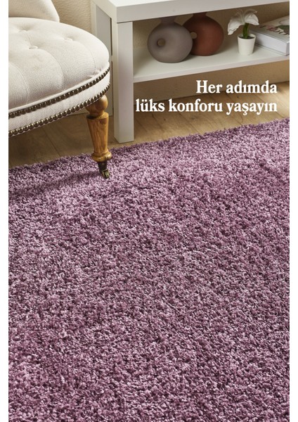 Peluş Halı Mor Oturma Odası Halısı Salon Halısı Uzun Tüylü Toz Vermez Kolay Bakım fiyatları