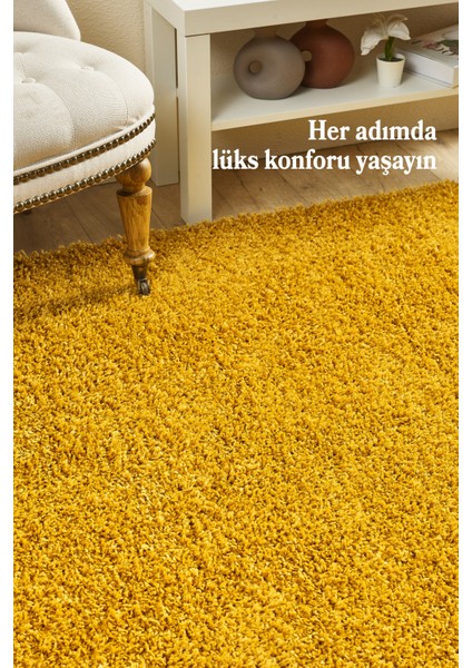 Peluş Halı Gold Oturma Odası Halısı Salon Halısı Uzun Tüylü Toz Vermez Kolay Bakım fiyatları
