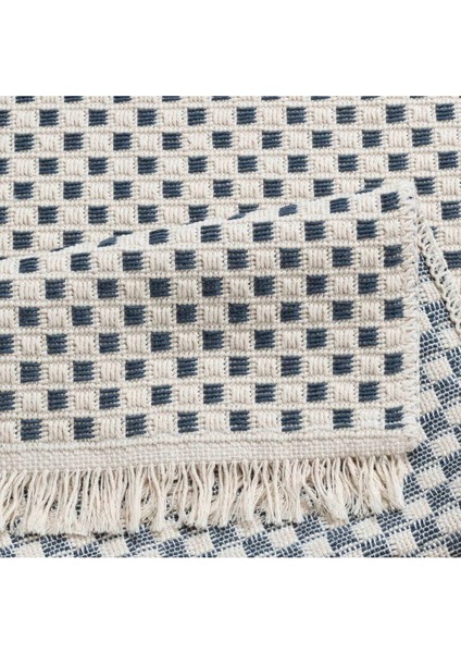 Makinede Yıkanabilir Pamuklu Kilim 60X180 cm Halı Kilim,çift Taraflı Kullanılabilir, Iskandinav