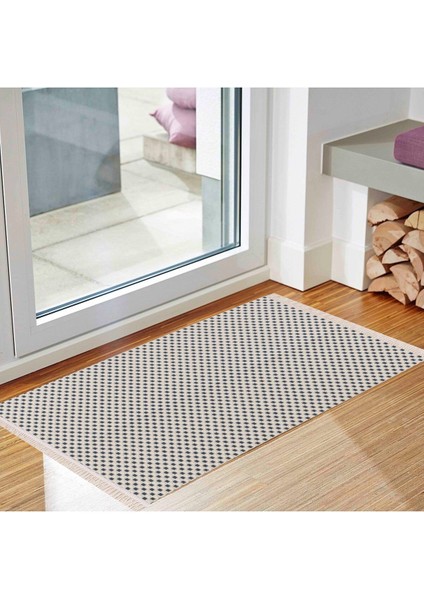 Makinede Yıkanabilir Pamuklu Kilim 60X180 cm Halı Kilim,çift Taraflı Kullanılabilir, Iskandinav