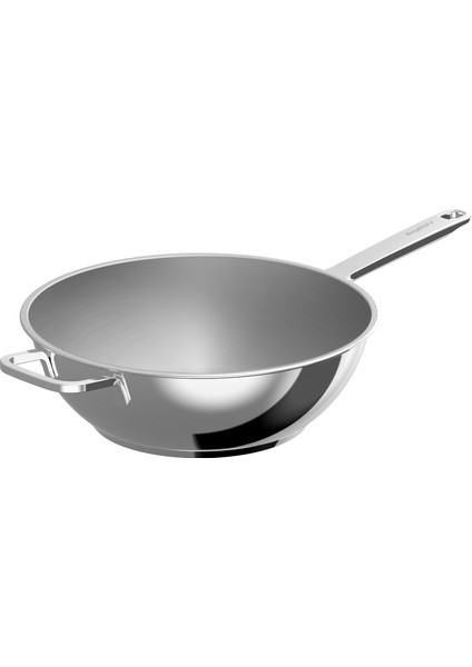 Dina Helix Paslanmaz Çelik Wok Tava 30CM