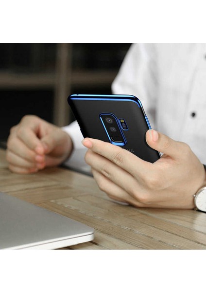 Galaxy A6 Plus 2018 Kılıf Dört Köşeli Lazer Silikon Kılıf fiyatları