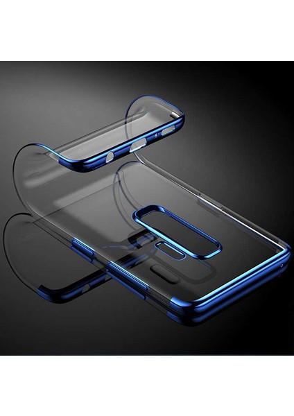 Galaxy A6 Plus 2018 Kılıf Dört Köşeli Lazer Silikon Kılıf modelleri