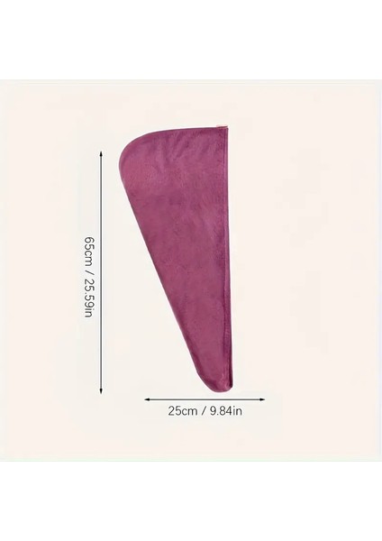 Hızlı Kuruyan Mikrofiber Saç Havlusu