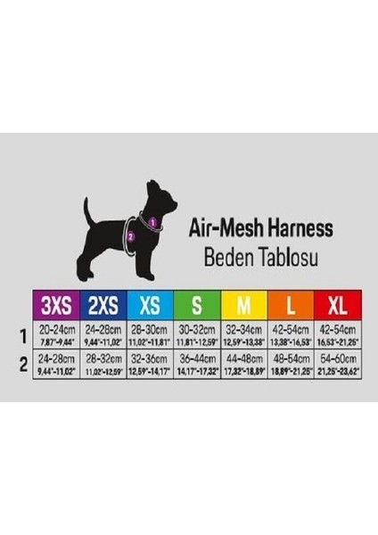 Mesh Küçük-Orta Irk Kedi Köpek Göğüs Tasması