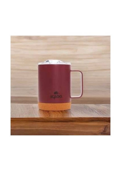 Cork Mug 350ML-KIRMIZI