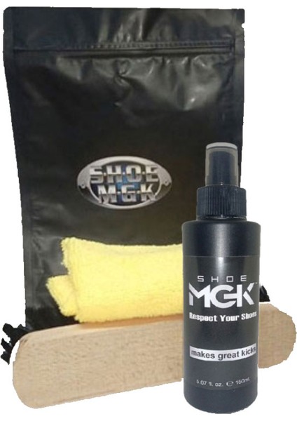 Mgk Shoe Cleaner HASIMOX-92-2:0005 Ayakkabı Spreyi Temizleyici 150 ml Yanında Bez ve Fırça