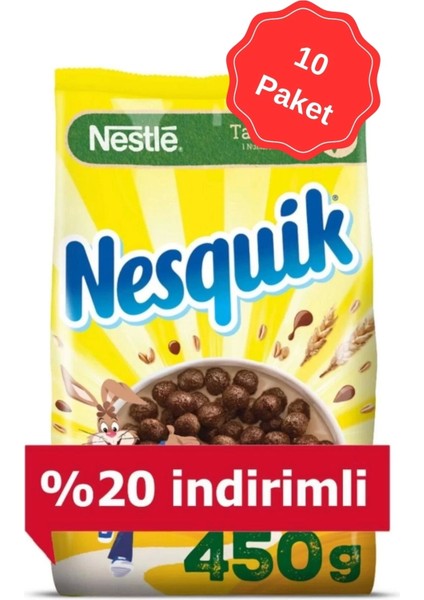 Çikolatalı Mısır Gevreği %20 Bedava 450G X10 Adet