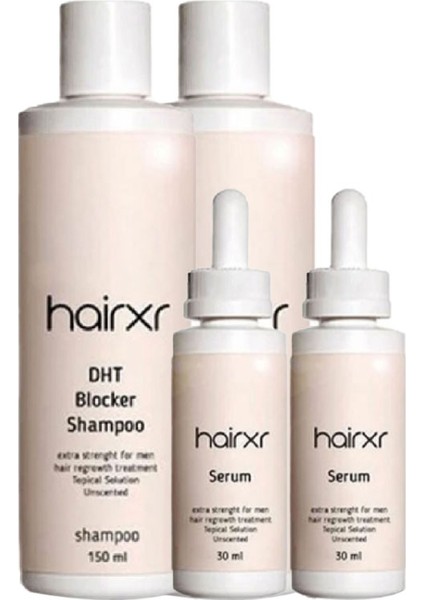 Dht Blocker Saç Bakım Şampuanı 150 ml x 2 adet + Saç Besleme Güçlendirme Serum 30 ml x 2 adet