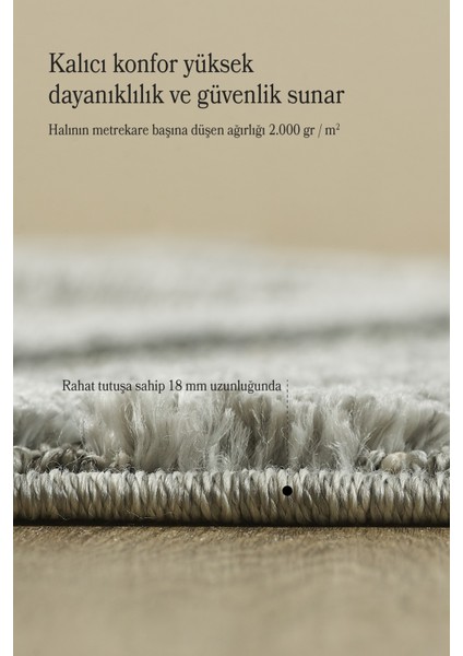 Modern Boho Tasarımı Gri Oturma Odası Halısı Salon Halısı Yumuşak Dokulu Toz Vermez Kolay Bakım