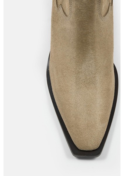 Lova Camel Süet Hakiki Deri Topuklu Bot modelleri