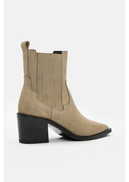 Lova Camel Süet Hakiki Deri Topuklu Bot fırsatları