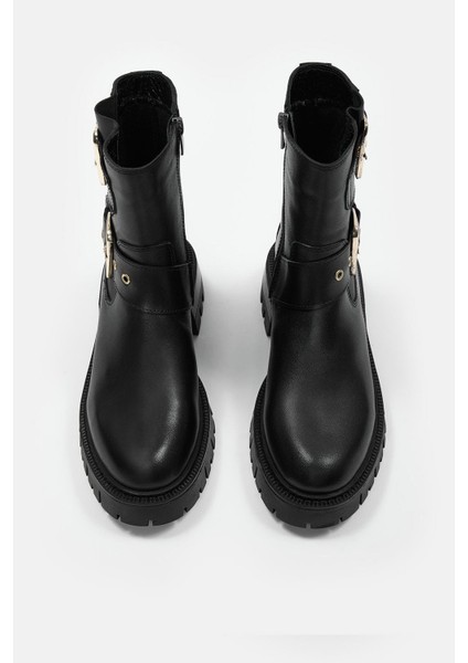 Johan Siyah Hakiki Deri Kadın Bot fiyatları