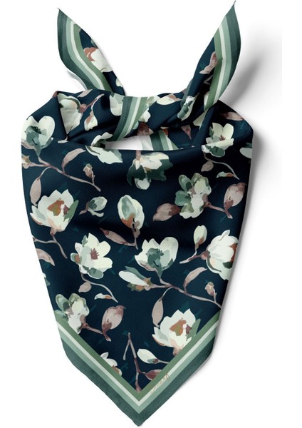 Kadın Şal %100 Polyester Mavi Çiçek Desenli Hafif ve Dayanıklı Bahar Günlük Kullanım fiyatları