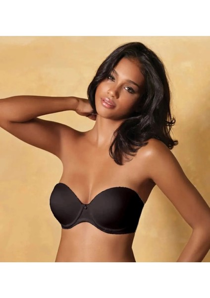 Desteksiz Pamuklu Straplez Sütyen