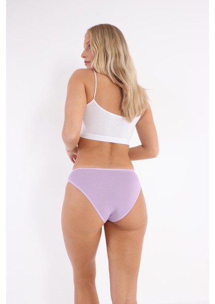 3'lü Adet Pamuklu Bayan Bikini