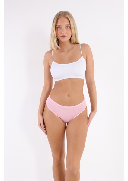 3'lü Adet Pamuklu Bayan Bikini