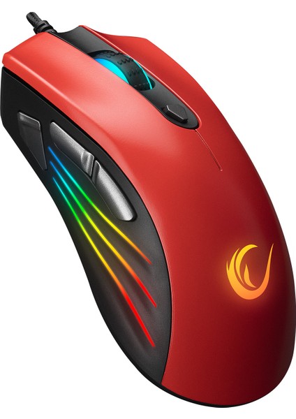 SMX-R33 Lımbo Makrolu Siyah/kırmızı 6400DPI Rgb Ledli Gaming Oyuncu Mouse