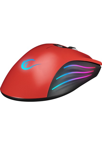 SMX-R33 Lımbo Makrolu Siyah/kırmızı 6400DPI Rgb Ledli Gaming Oyuncu Mouse