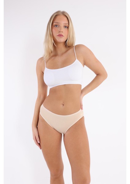 3'lü Adet Pamuklu Bayan Bikini