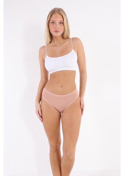 3'lü Adet Pamuklu Bayan Bikini