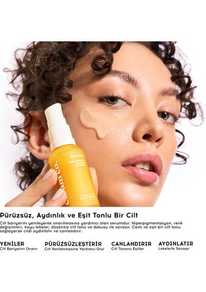 SOS C Vitamini Arbutin Serum | Aydınlatıcı Cilt Tonu Eşitleyici | Niacinamide | Tüm Cilt Tipleri