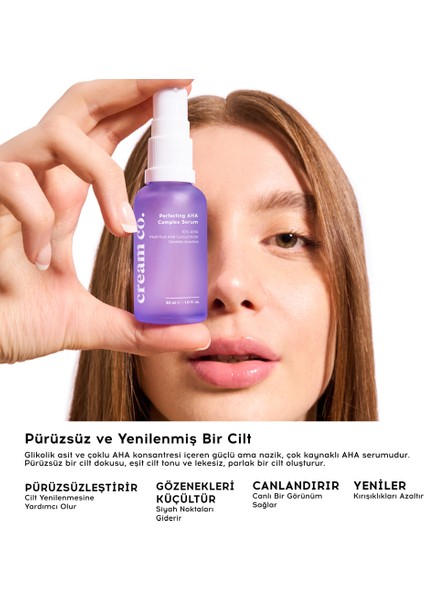 %10 AHA BHA C Vitamini Serum | Cilt Tonu Eşitleyici Gözenek Sıkılaştırıcı | Glikolik Asit Centella