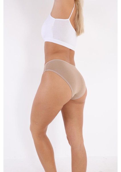 3'lü Adet Pamuklu Bayan Bikini