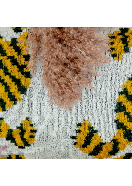 Egil Kaplanlı Dekoratif Kırlent 60 x 40 cm