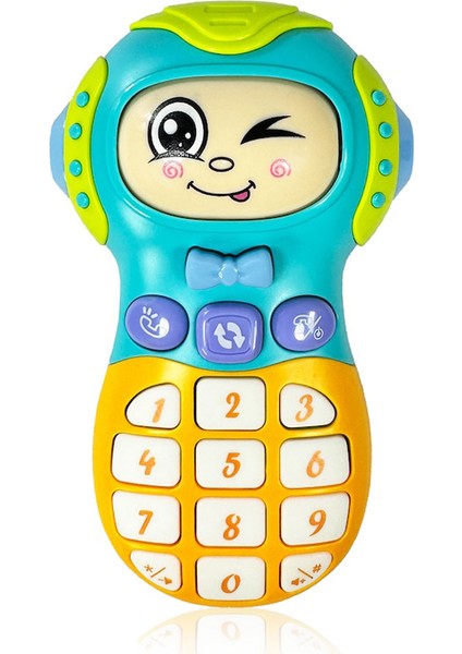 Işıklı ve Müzikli Ceptelefonu Bebek Motor Beceri Gelişimi Müzikli Oyuncak Ceptelefonu Bebek Oyuncağı Yeşil-Mavi fiyatları