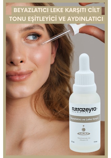 Beyazlatıcı Cilt Tonu Eşitleyici Ve Aydınlatıcı Arbutin Serum 30 ml