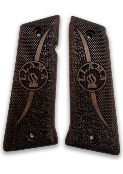 Silah Kabzası - Llama 9mm, Llama Ix (Llama 1911) ile Uyumlu - Koyu Kahverengi Renk - LLM45CV005