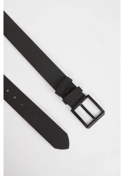 Erkek Dikdörtgen Toka Suni Deri Jean Kemeri V2139AZNS fiyatları