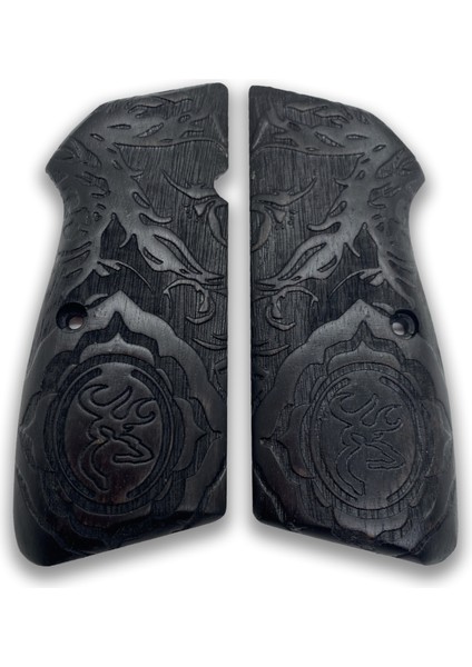 Silah Kabzası - Zig 14, Browning Hp, High Power 14, Spor Kasa ile Uyumlu - Siyah Renk - BRWHPSSY013