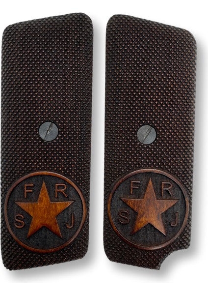 Silah Kabzası - Tokarev M57, Uzun Takarof ile Uyumlu - Koyu Kahverengi Renk - TKVM57CV002