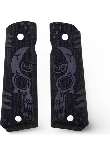 Silah Kabzası - Colt 1911, Girsan Mc 1911 ile Uyumlu - Siyah Renk - CLT1911SY019