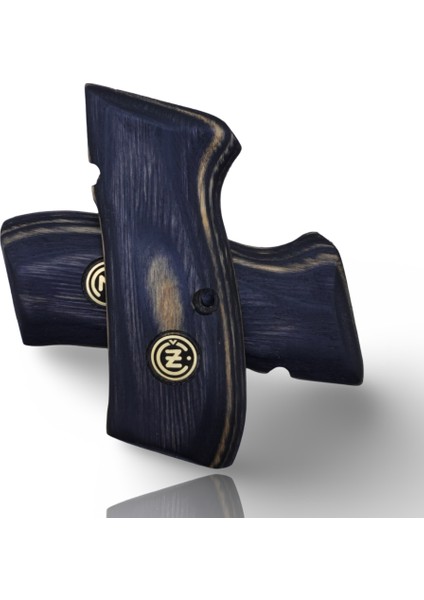 Silah Kabzası - Cz 75, Canik 55, S120, L120 ile Uyumlu - Sadece Vernik Uygulanmış - Lamine Malzemesinden Yapılma - Metal Logolu - LMCZ75SV070L1 modelleri